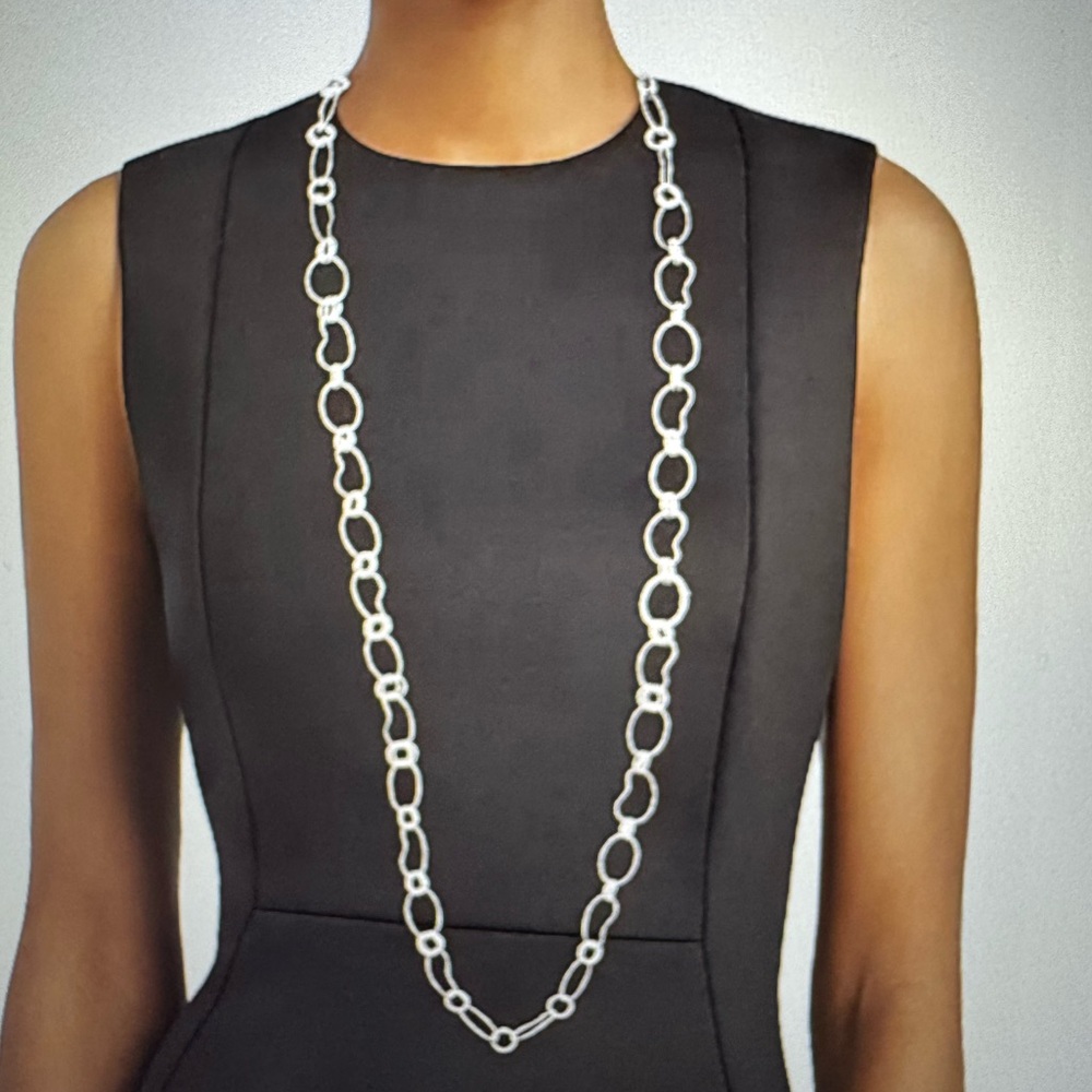 Ippolita Classico Silver Hammered Prosper Chain Necklace